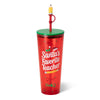 Swig Life 24oz Plastic Timber-Santa’s Favorite Teacher