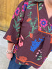 Brown Fall Floral Top