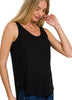 Scoop neck swing tank