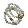 Beaded Quartrefoil Bracelet set