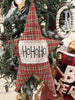 MudPie Plaid Star Ornament