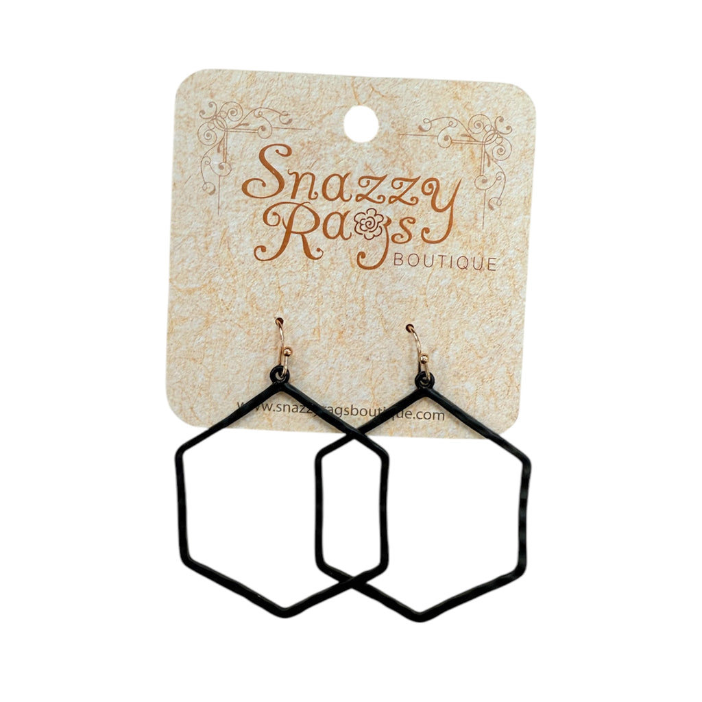 Hexagon Earrings