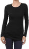 Basic Black Long Sleeve Top