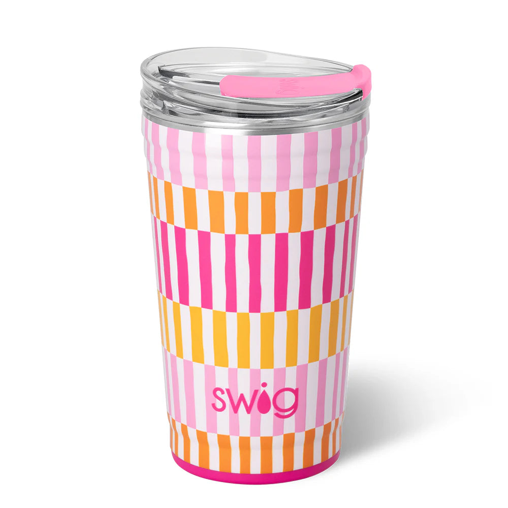 SWIG 24oz Sherbet Stripe Party Cup