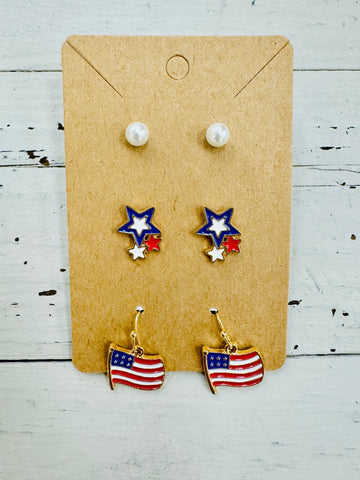 Beaded Rocket Earrings