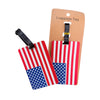 American Flag Luggage Tag