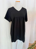 Black Baby Doll Top