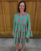Tropical Days Dress In Green