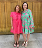 Tropical Days Dress In Green
