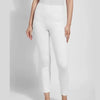 Lyssé Skinny White Denim Pull On Pants
