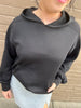 Black Hooded Sweatshirt