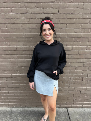 Navy Stripe Top with Bows
