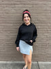 Black Hooded Sweatshirt