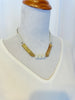 Gold & Pearl Short Nacklace