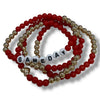 “Game Day” Beaded Bracelets