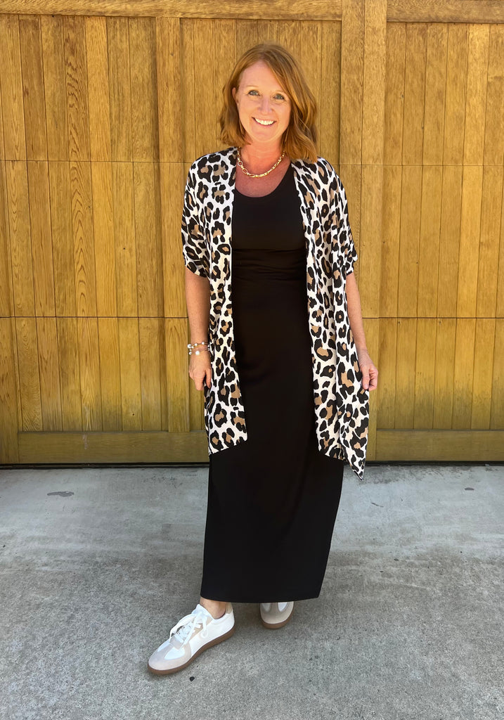 Sleeveless Black Maxi Dress