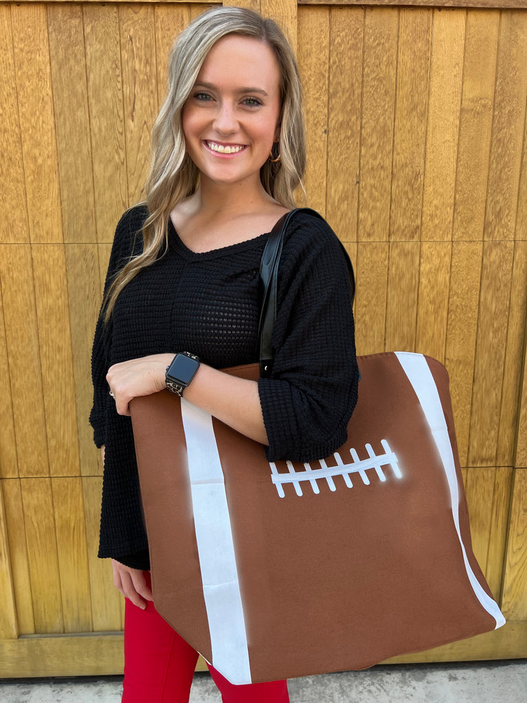 Football top tote bag
