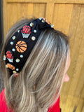 Basketball headband black