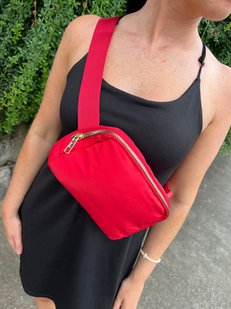 Red bum bag hotsell